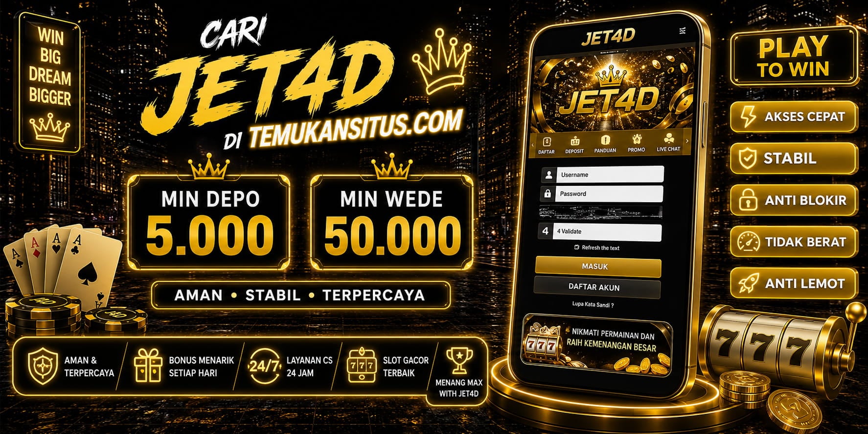 JET4D Merupakan Platform APK Games slot gacor terpercaya